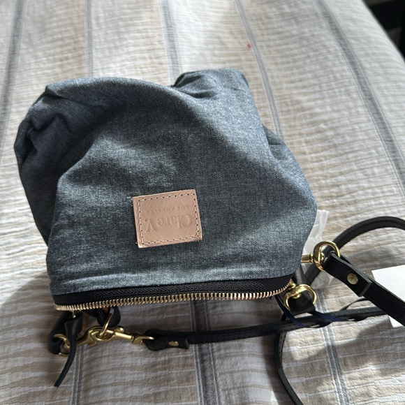 Clare V Chestnut Suede Petit Moyen Bag - Picture 5 of 6